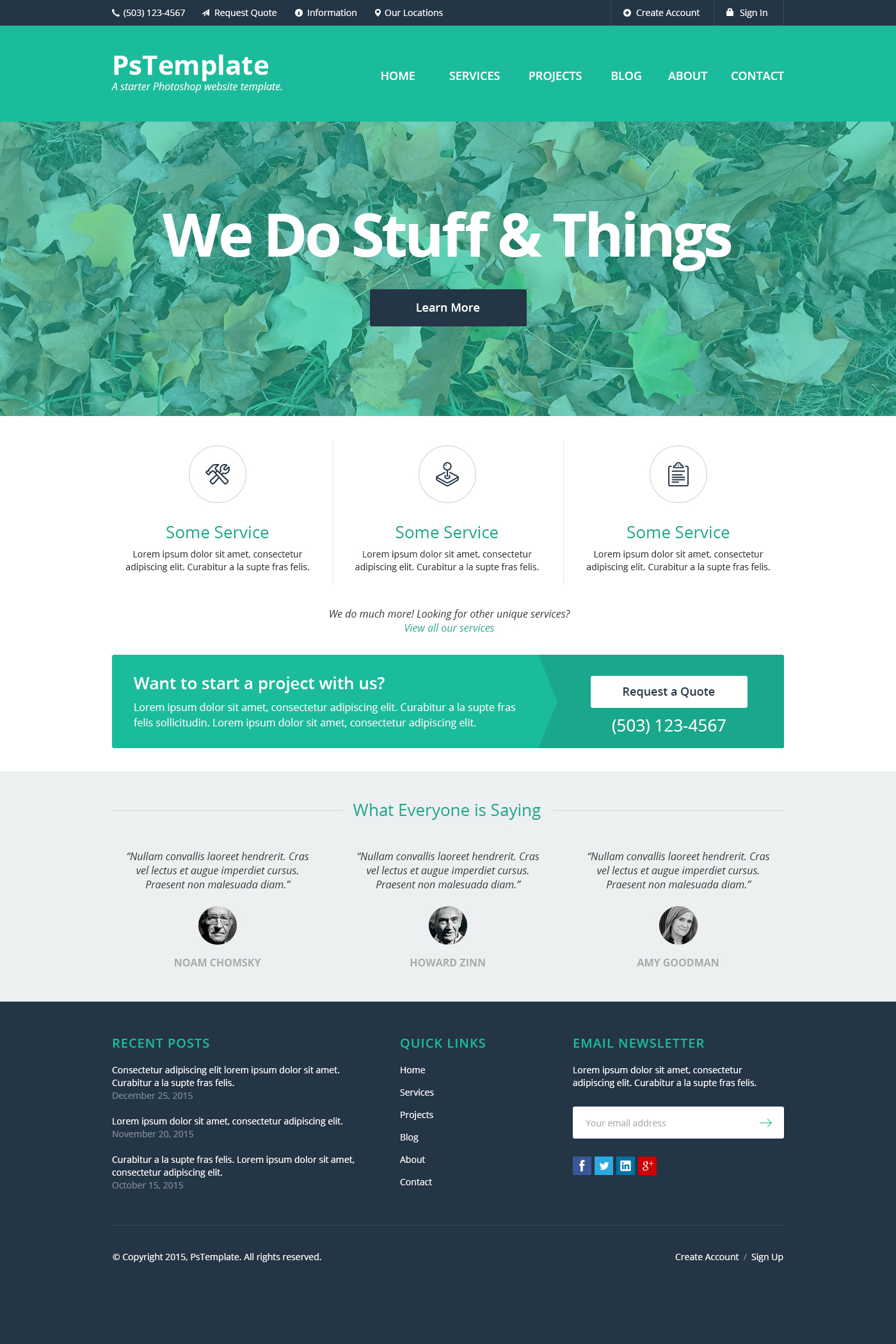 Example Website Template